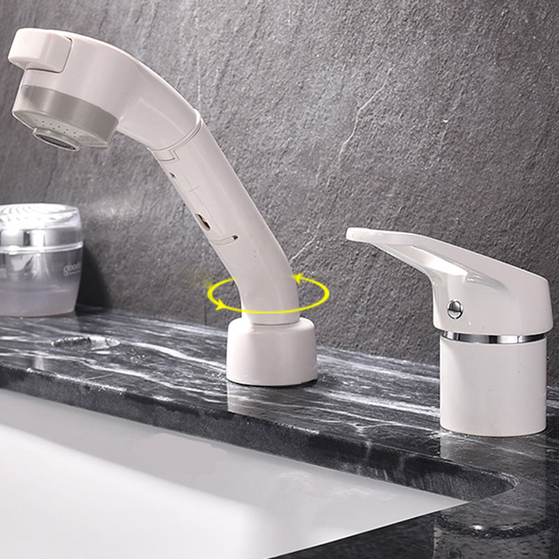 Contemporary Vessel Sink Faucet Lever Handles 2 Hole Faucets Low Arc Solid Brass Faucet