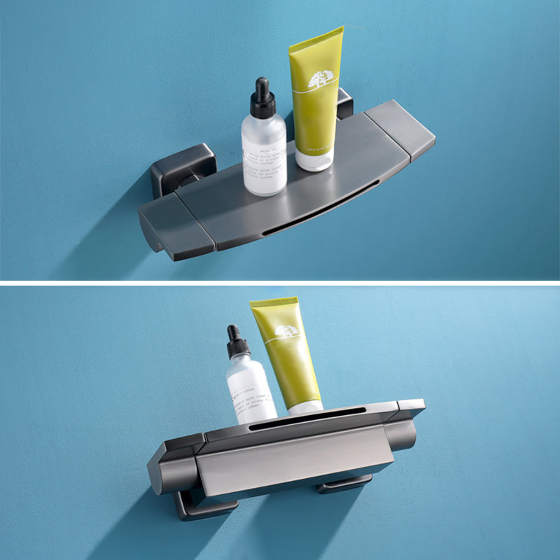 Modern Wall Mounted Copper Tub Filler Low Arc Waterfall Tub Faucet Trim