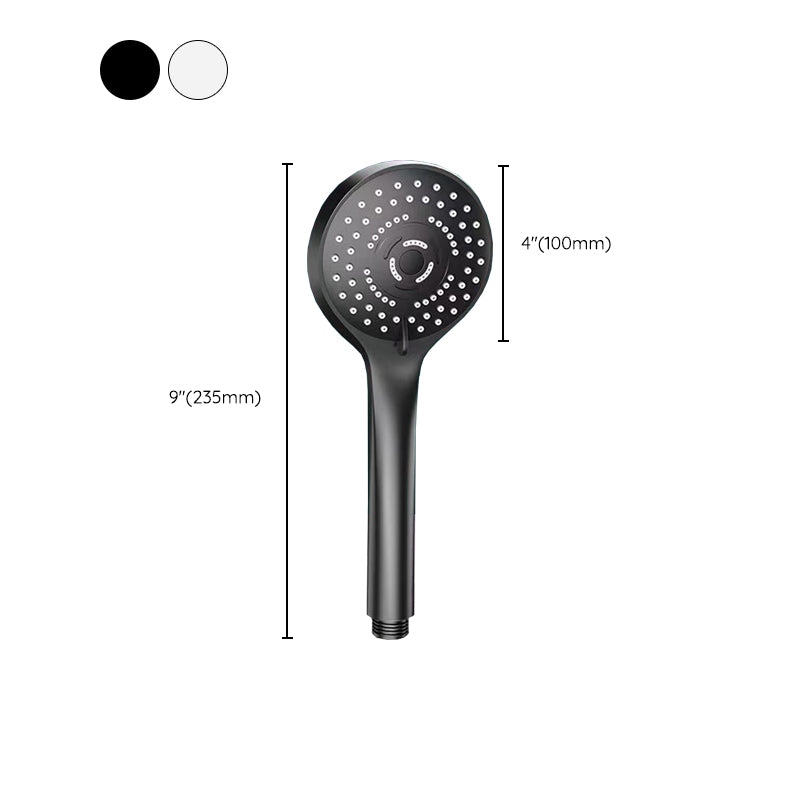 Plastic Handheld Shower Head Bathroom Shower Head with Adjustable Water Flow