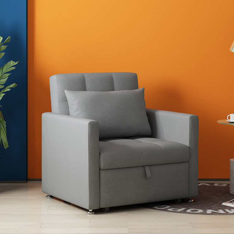 Velvet Daybed with Upholstered Contemporary Convertible Metal Bed