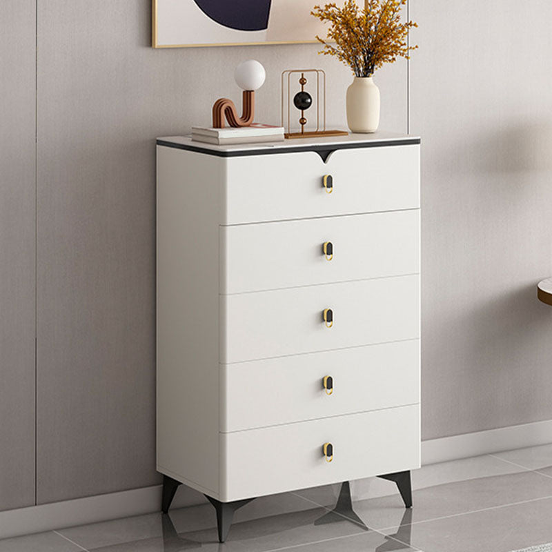 Stone Contemporary Storage Chest Bedroom Chest with Black Legs