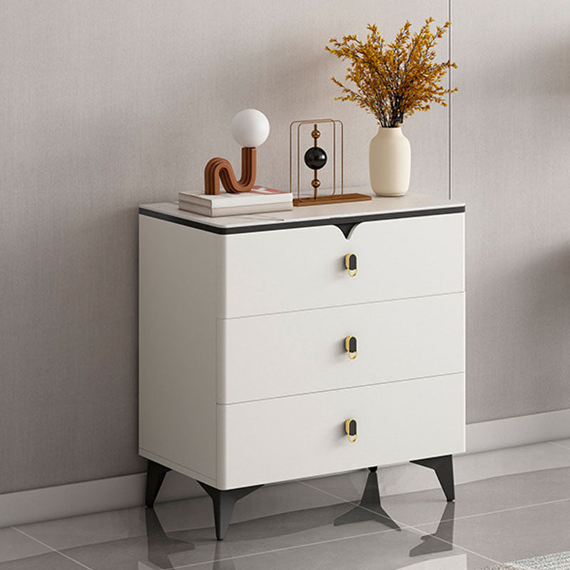 Stone Contemporary Storage Chest Bedroom Chest with Black Legs