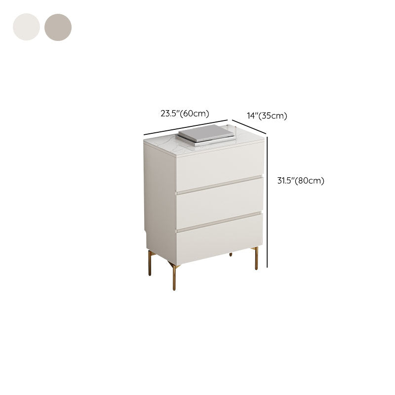 13.65-inch Width Contemporary Storage Chest Dresser Stone Dresser