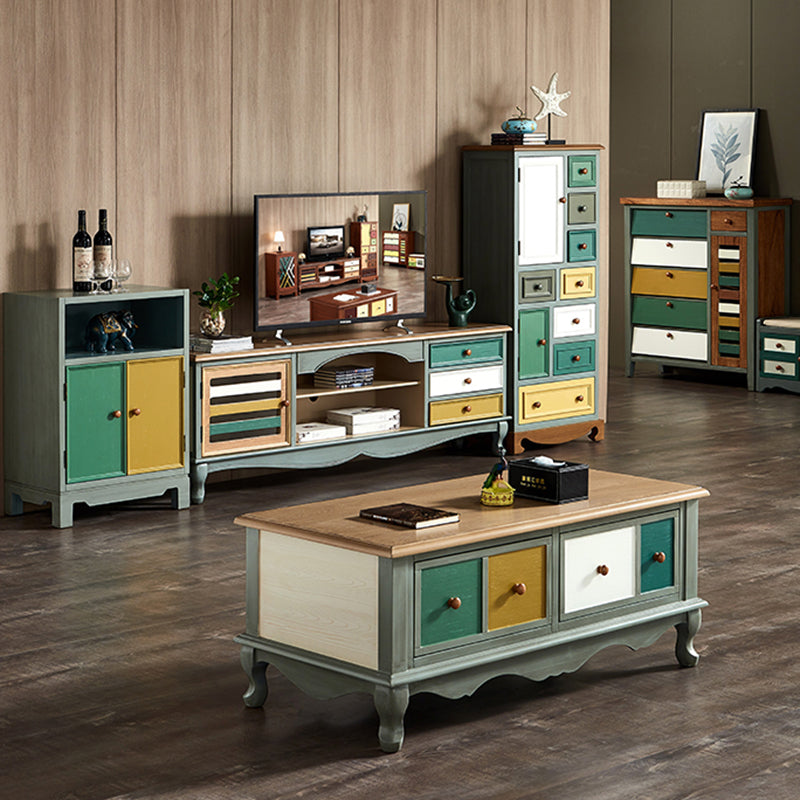 Coastal Storage Chest Dresser Solid Wood Dresser with 7/10/12 Drawers