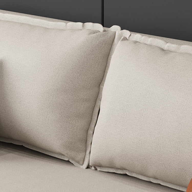 Pillow Included Sofa Futon Foldable Cushion Back Sleeper Sofa with Storage