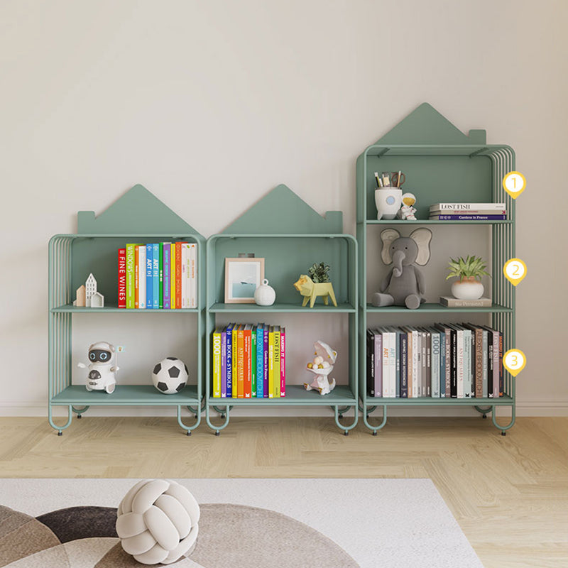 Scandinavian Standard Bookshelf Metal Shelves Included Bookcase
