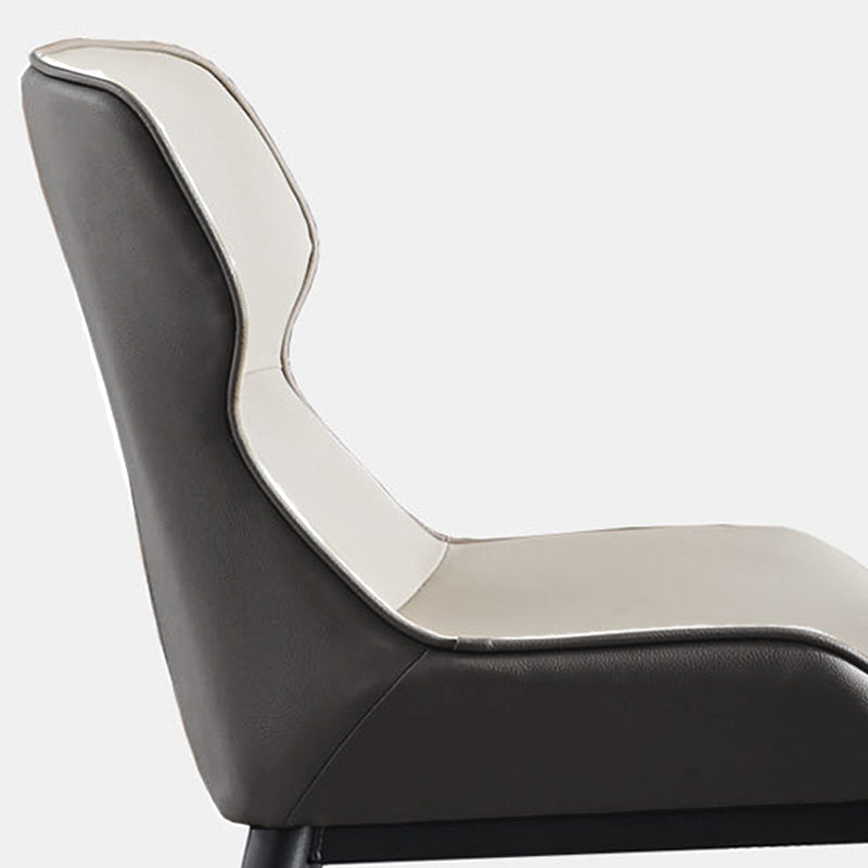 Industrial Dining Room Chair Upholstered Armless Dining Chairs