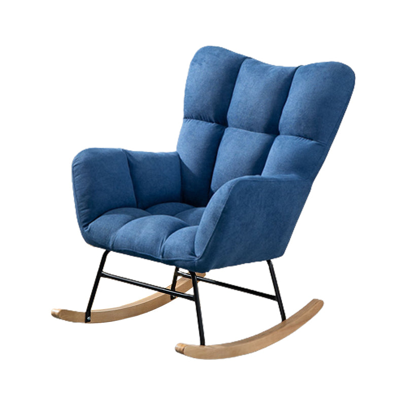 Contemporary Nursery Sofa Rocking Chair Indoor Living Room Rocking Chair with Ottoman