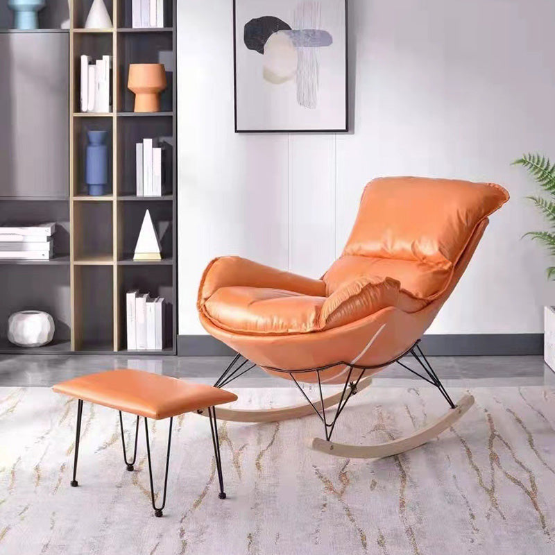 Nordic Balcony Rocking Chair Light Luxury Living Room Adult Rocking Chairs