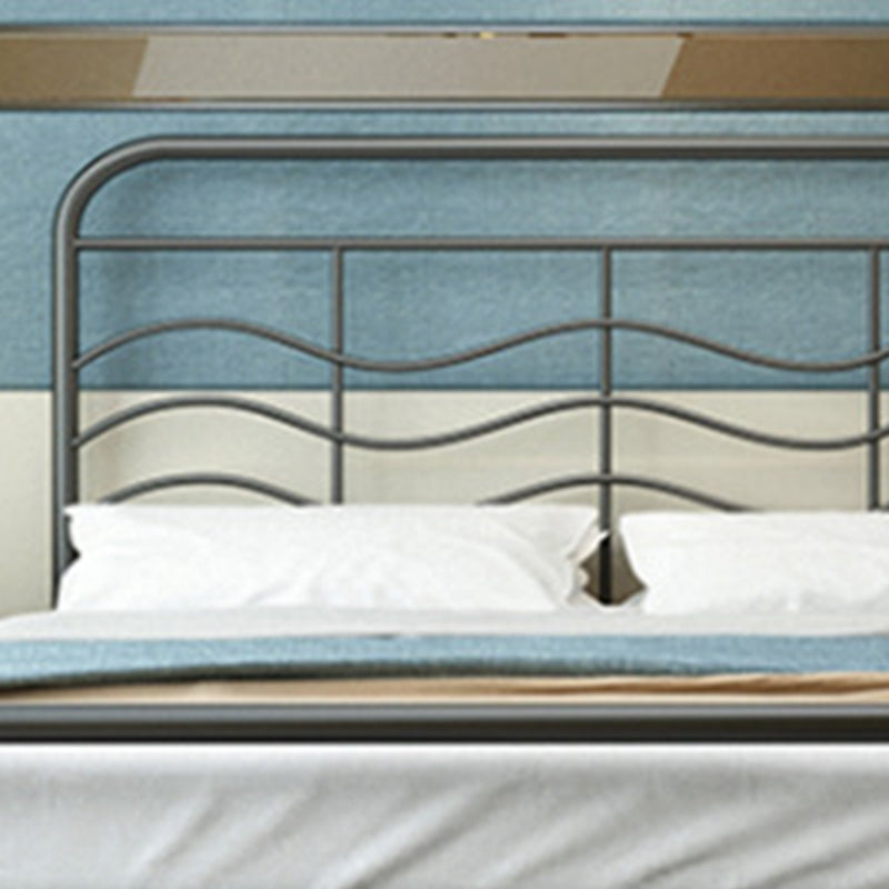 Modern and Contemporary Metal Open-Frame Headboard Princess Bed