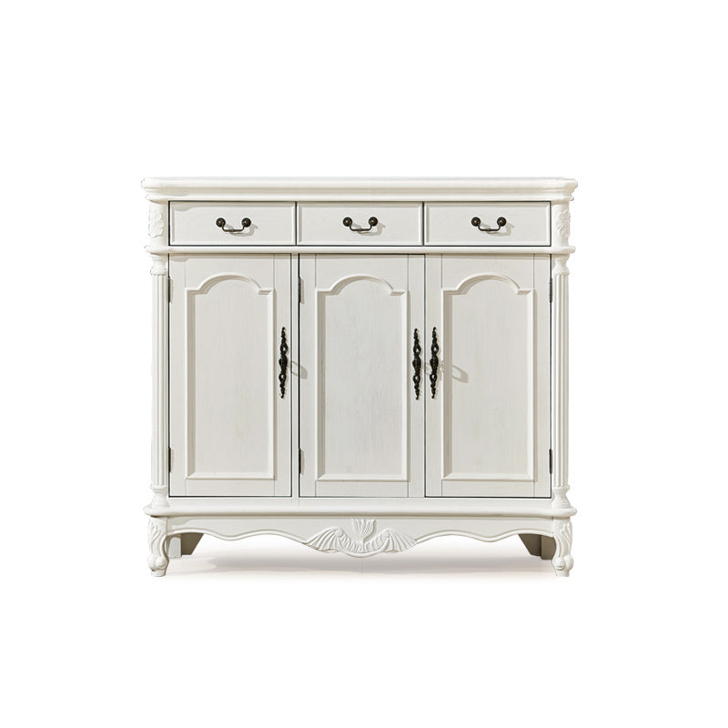 43.7" Tall Rectangular Accent Cabinet 2/3 - Drawer Accent Cabinet - Wood
