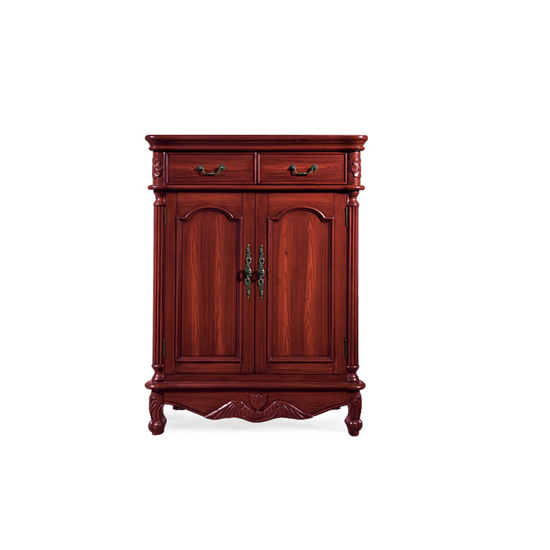 43.7" Tall Rectangular Accent Cabinet 2/3 - Drawer Accent Cabinet - Wood