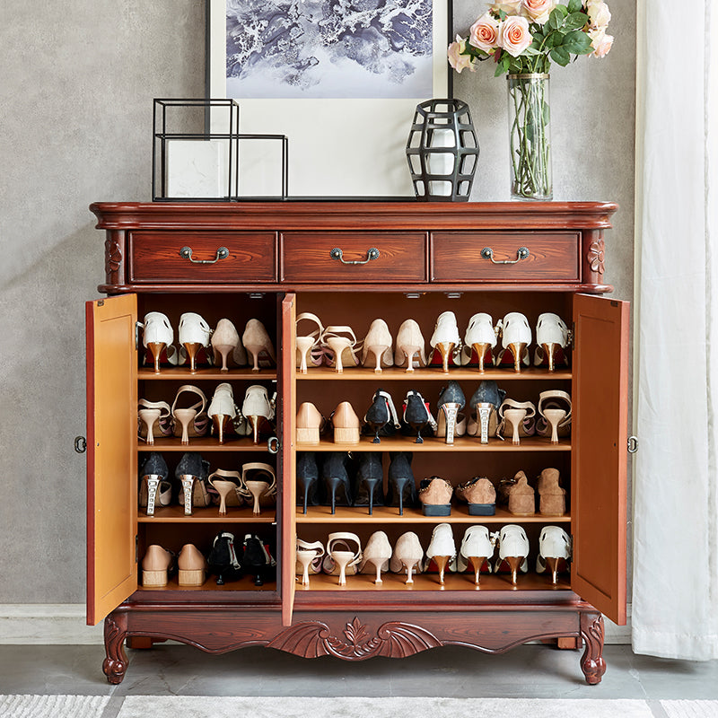 43.7" Tall Rectangular Accent Cabinet 2/3 - Drawer Accent Cabinet - Wood