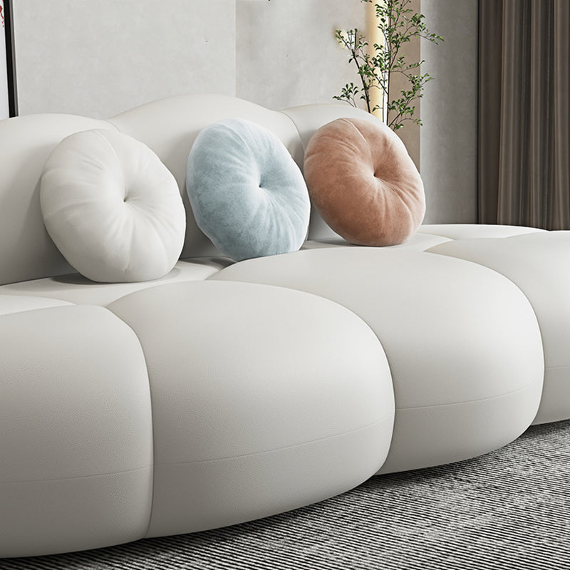 Contemporary Polyester Sofa Stain Resistant Armless Settee for Living Room