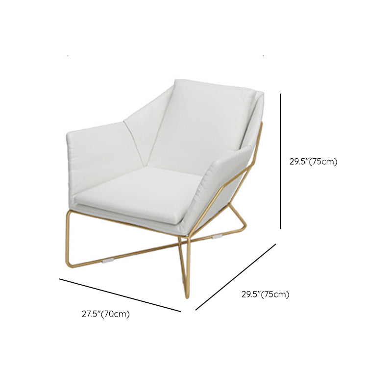 Faux Leather Seating Tight Back Tuxedo Arm Sofa Contemporary in Ivory