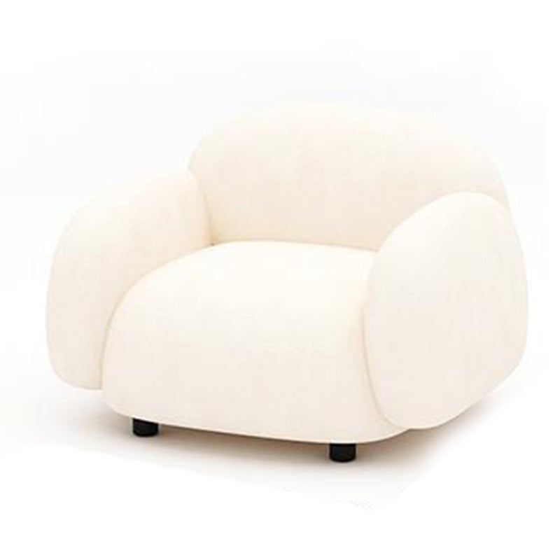 Contemporary Standard Sofa Sewn Pillow Back Sofa for Bonus Room