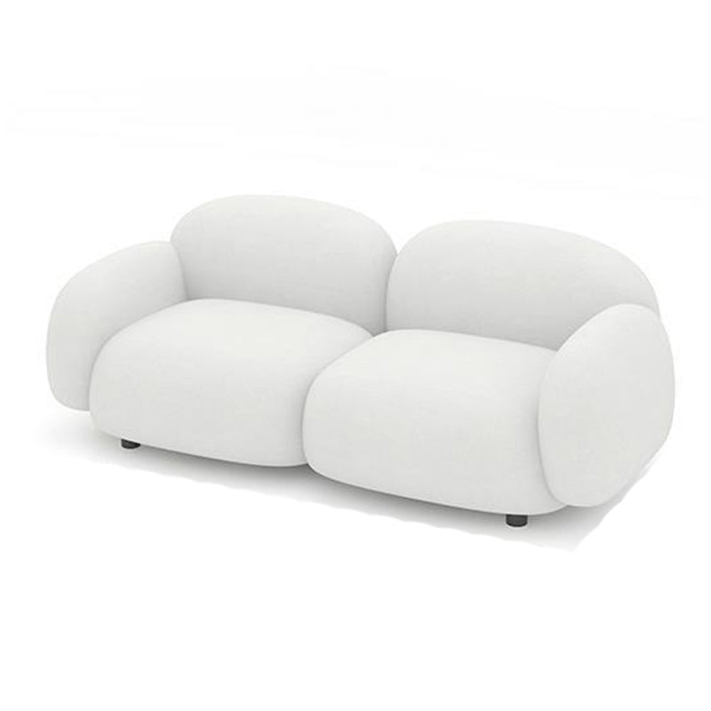 Contemporary Standard Sofa Sewn Pillow Back Sofa for Bonus Room