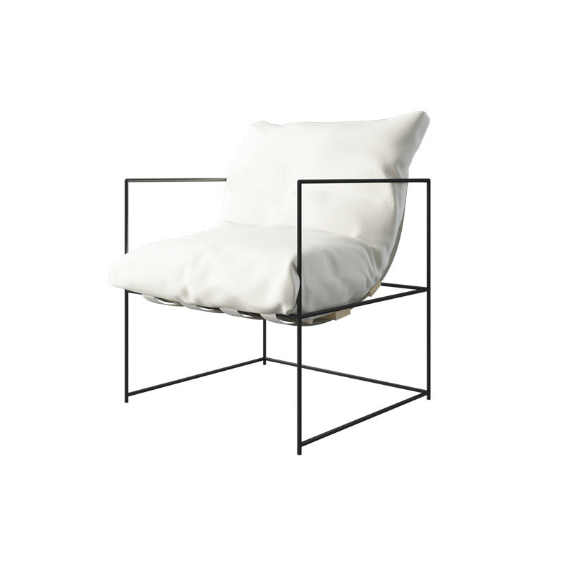 Modern White Stain Resistant Seating Tuxedo Arm Sofa for Bonus Room