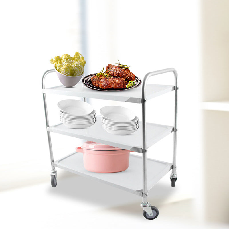 Modern Stainless Steel Prep Table Rectangular Prep Table with Casters