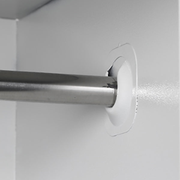 Gray Steel Cabinet Metal Modern Hinged Door Storage Cabinet for Bathroom