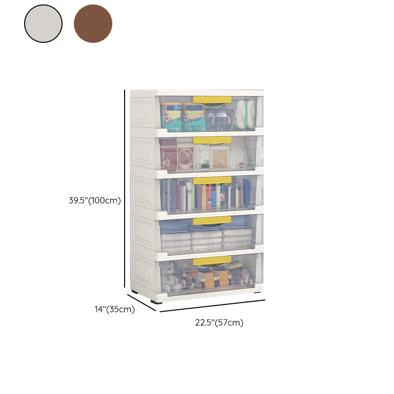 Hinged Wardrobe Cabinet with Legs Non-Hanging Storage Cabinet