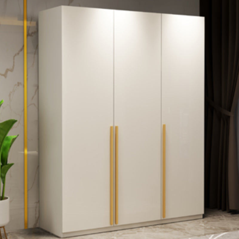 Modern Wardrobe Closet with Garment Rod Wooden Wardrobe Armoire