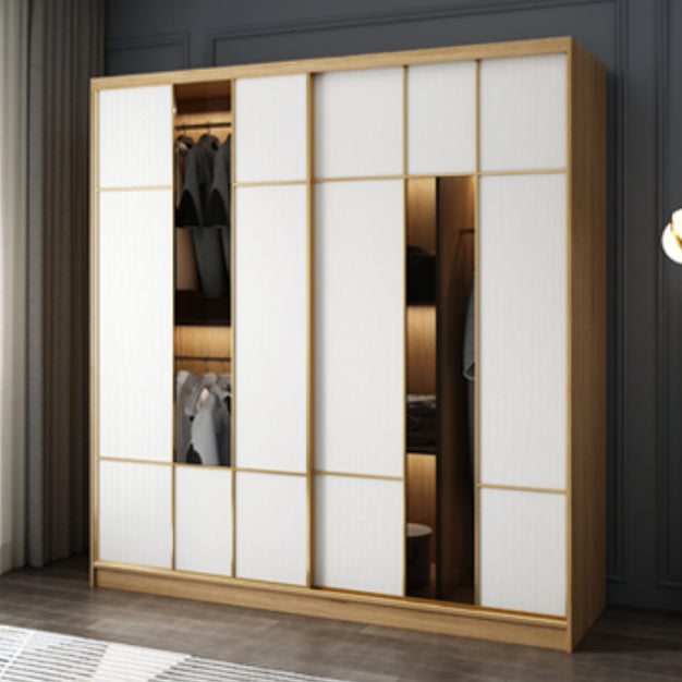 Engineered Wood Wardrobe Cabinet Contemporary Wardrobe Armoire
