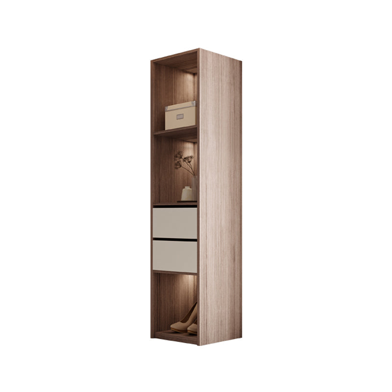 Hinged Wardrobe Cabinet Engineered Wood Wardrobe Armoire for Bedroom