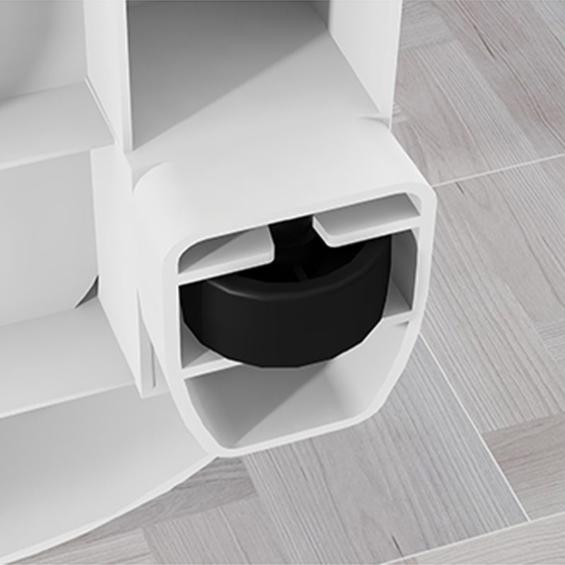 5-Drawer Wardrobe Armoire with Legs Modern Plastic Storage Cabinet