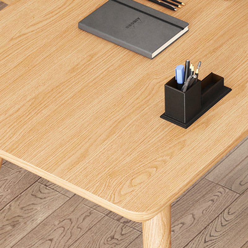 Contemporary Solid Wood Dining Table Natural Dining Table for Dining Room