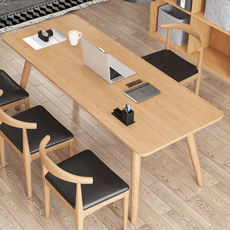 Contemporary Solid Wood Dining Table Natural Dining Table for Dining Room