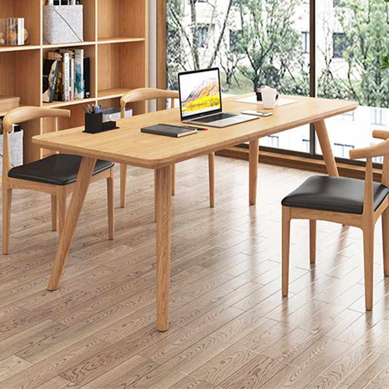 Contemporary Solid Wood Dining Table Natural Dining Table for Dining Room