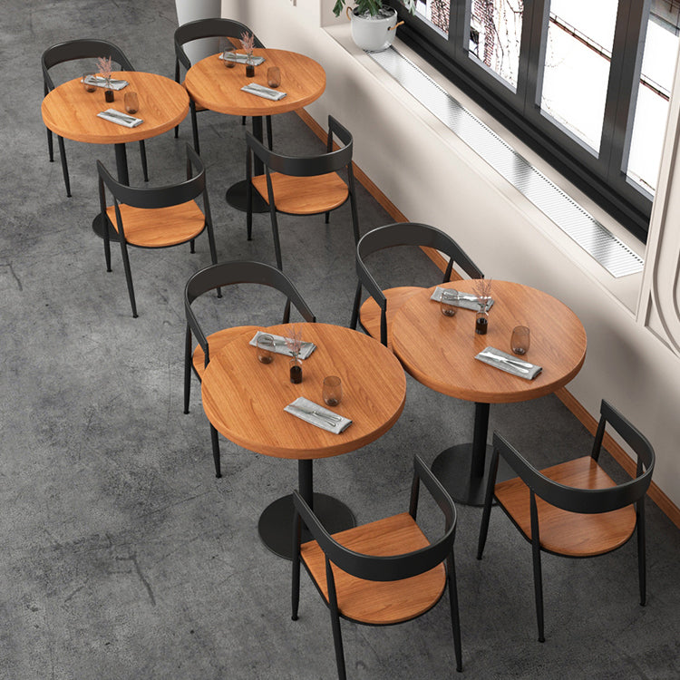 Modern Dining Set 1/3/4/5 Pcs Metal Frame Dining Table and Chairs