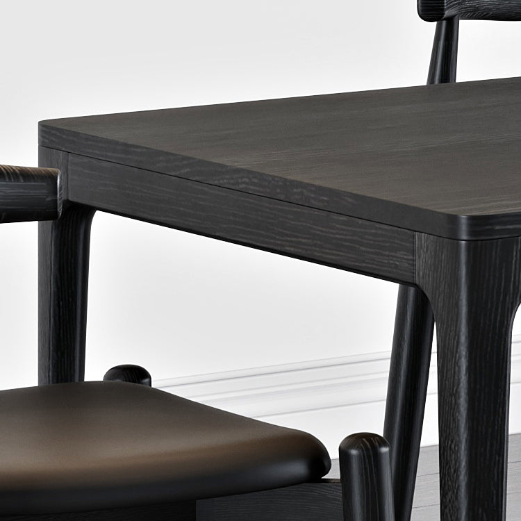 Modern Dining Set 1/4/5/6/7 Pcs Ash Solid Wood Dining Table and Chairs