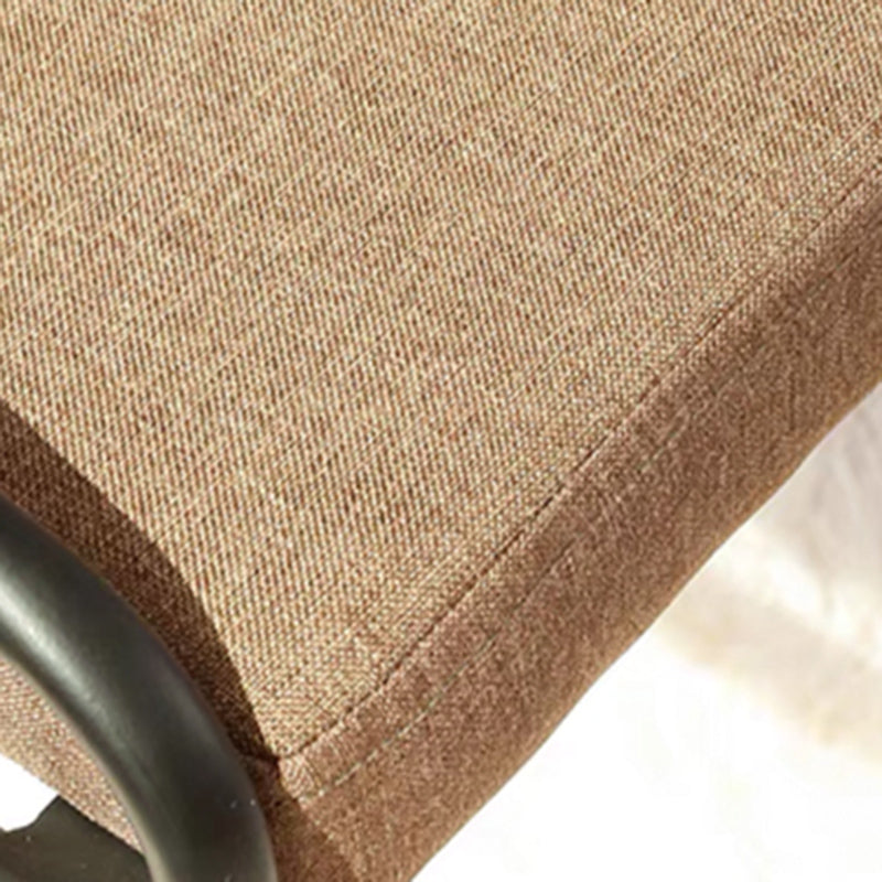 Upholstered Dining Chairs Open Back Dining Chairs with Metal Legs