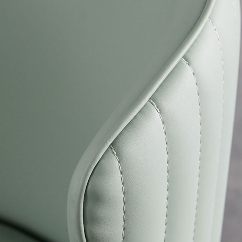 Glam Style Armless Side Chairs Wooden Chair with Wood Legs for Kitchen