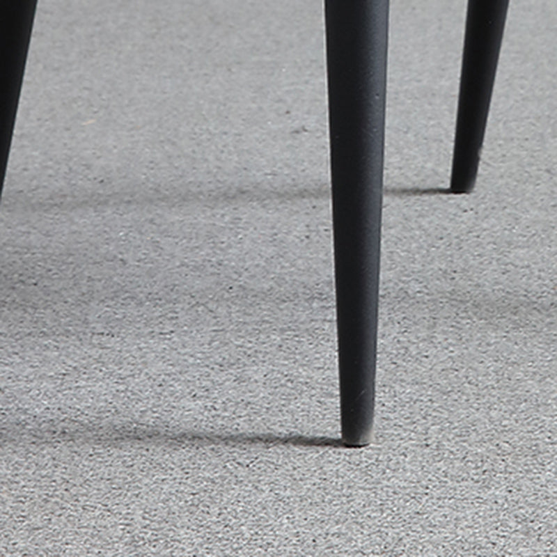 Wingback Side Chairs Faux Leather Kitchen Dining Armless Chairs