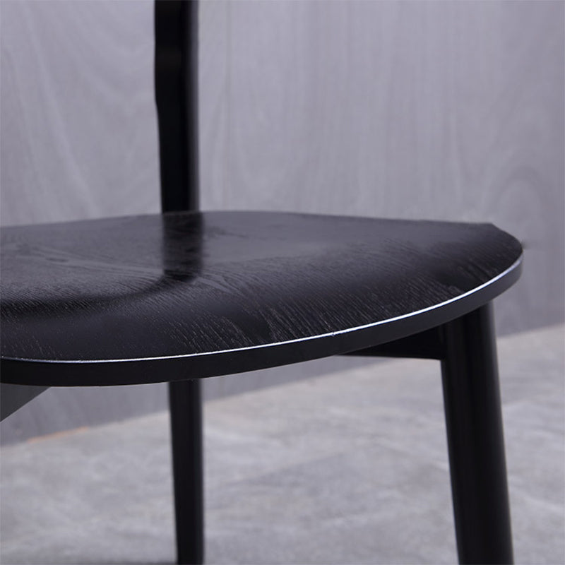 Modern Side Chair Solid Wood Open Back Dining Chair for Home