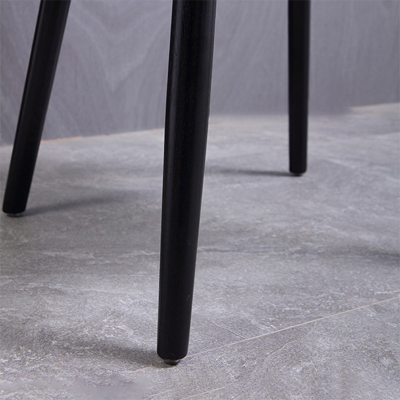 Modern Side Chair Solid Wood Open Back Dining Chair for Home