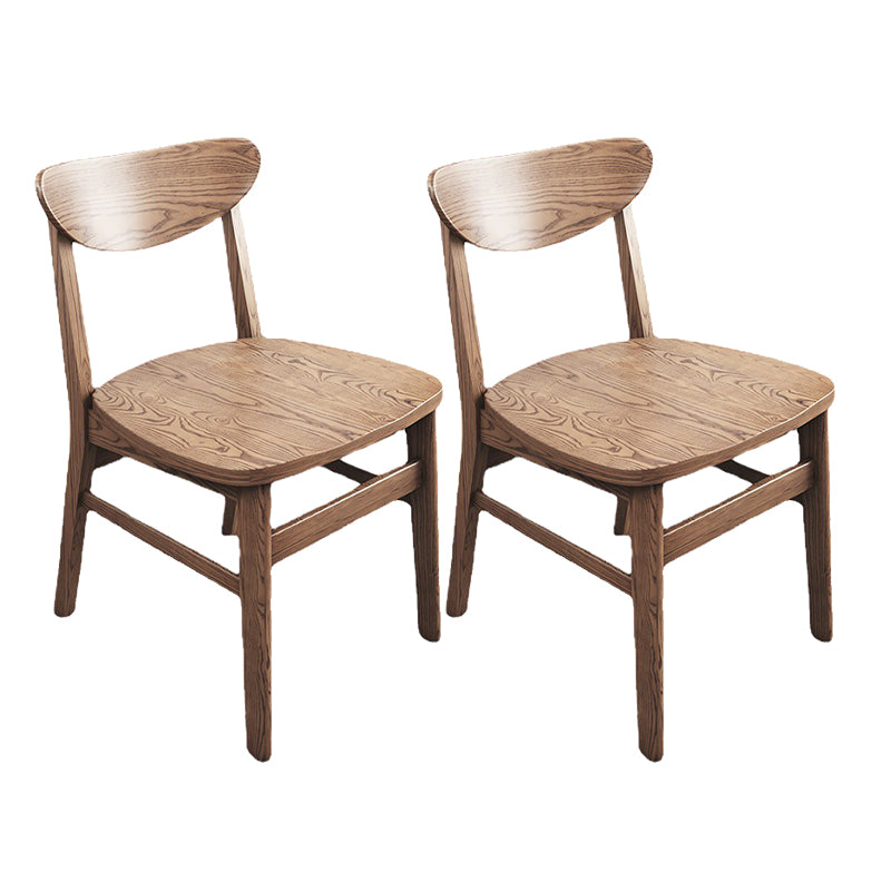 Modern Side Chair Solid Wood Indoor Dining Chair for Living Room