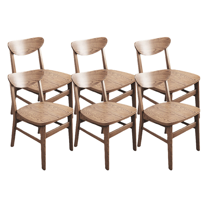 Modern Side Chair Solid Wood Indoor Dining Chair for Living Room