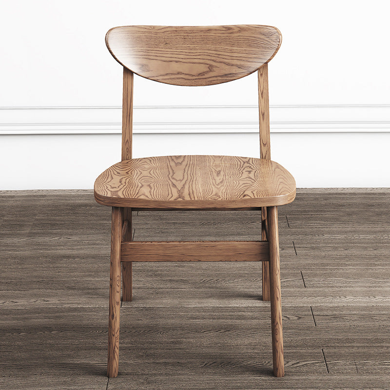 Modern Side Chair Solid Wood Indoor Dining Chair for Living Room
