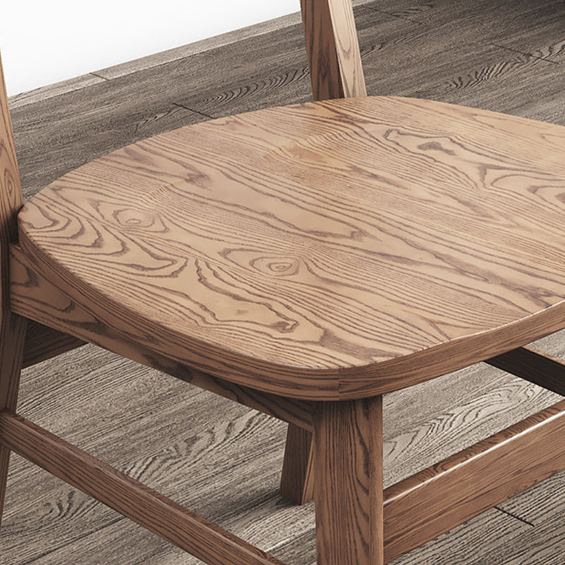 Modern Side Chair Solid Wood Indoor Dining Chair for Living Room