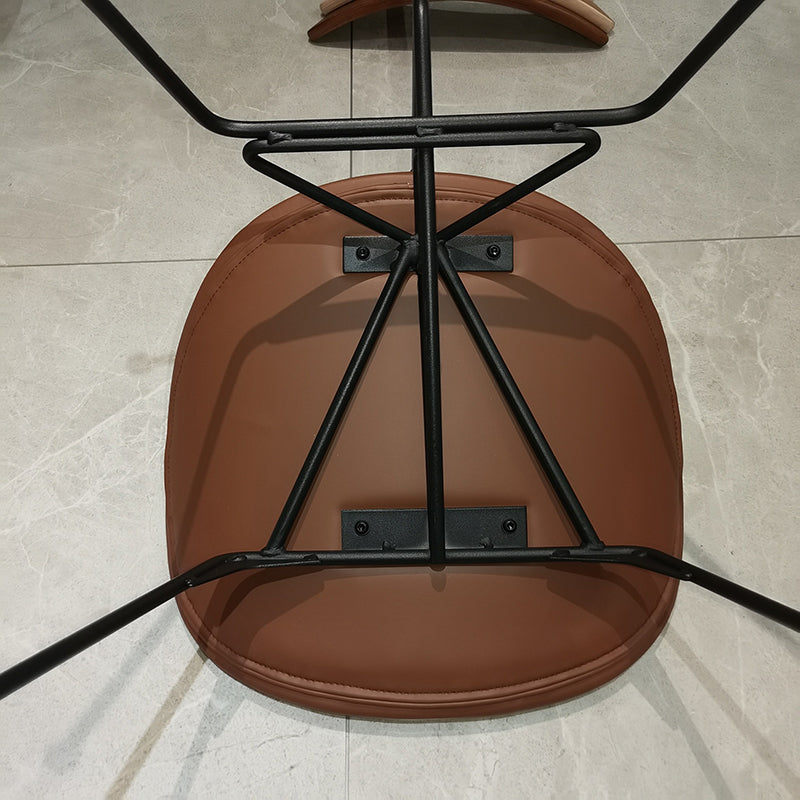 Industrial Upholstered Armless Dining Chairs Indoor Side Chair