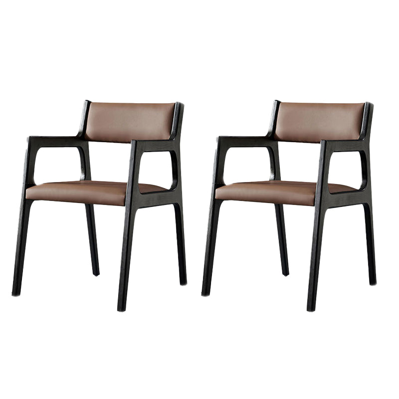 Modern Style Dining Chair Solid Wood Indoor Dining Chair with Wooden Frame