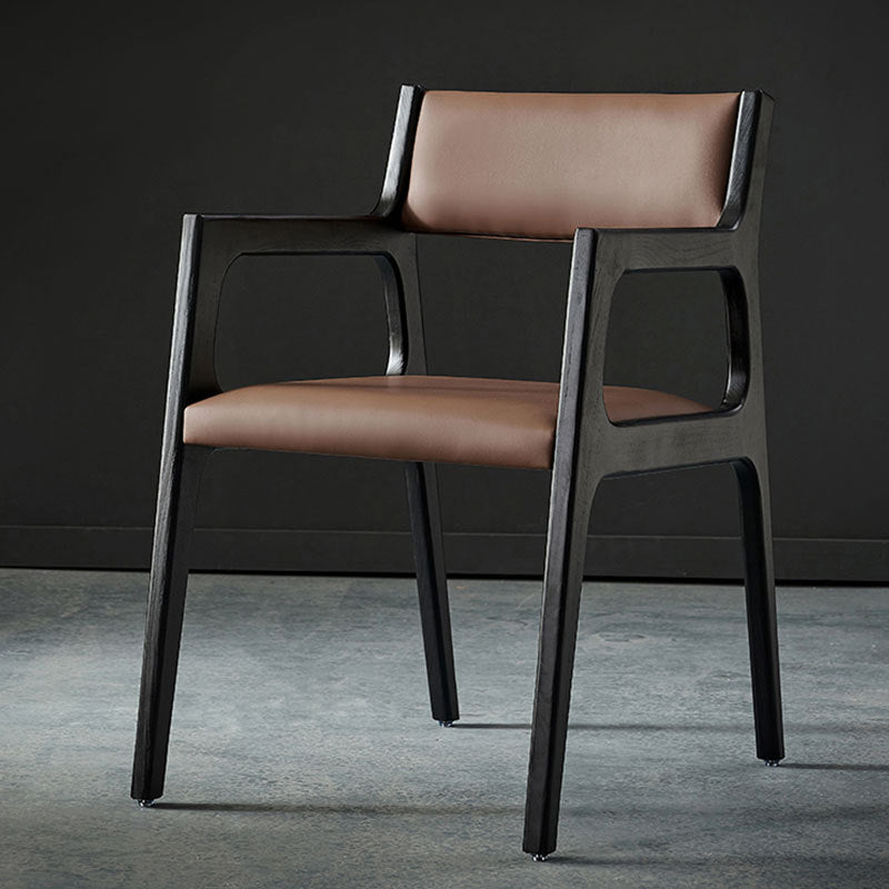 Modern Style Dining Chair Solid Wood Indoor Dining Chair with Wooden Frame