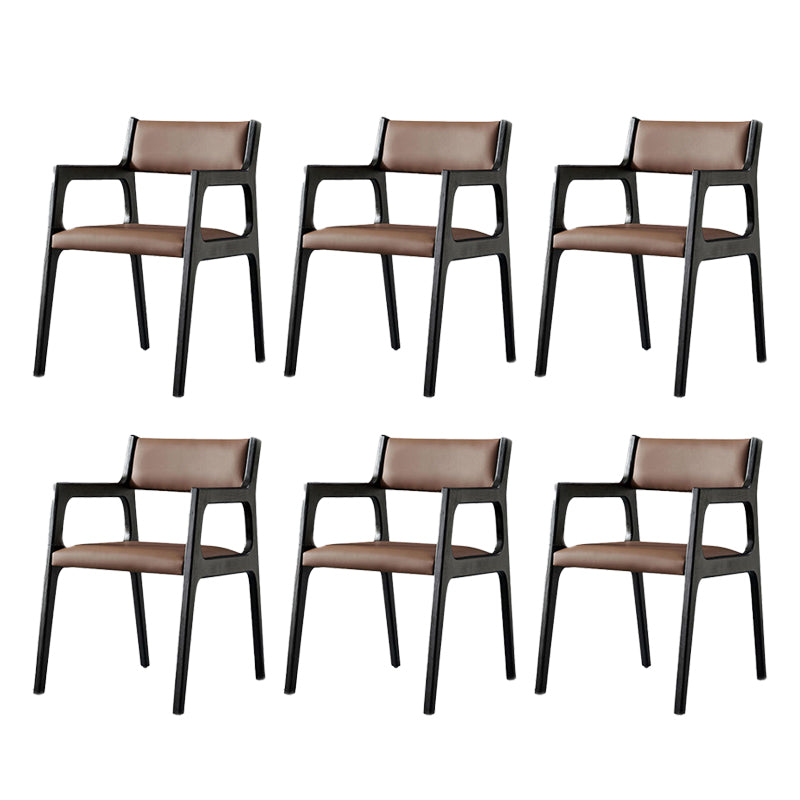 Modern Style Dining Chair Solid Wood Indoor Dining Chair with Wooden Frame