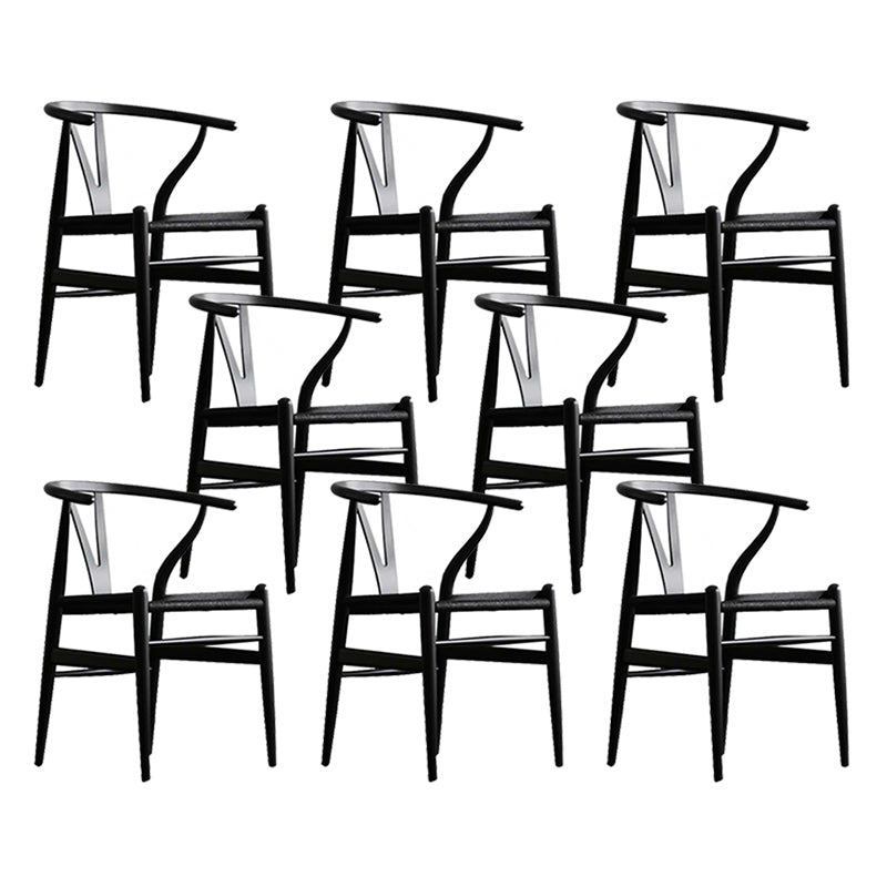 Kitchen Wood Dining Side Chair Industrial Style Chair for Kitchen