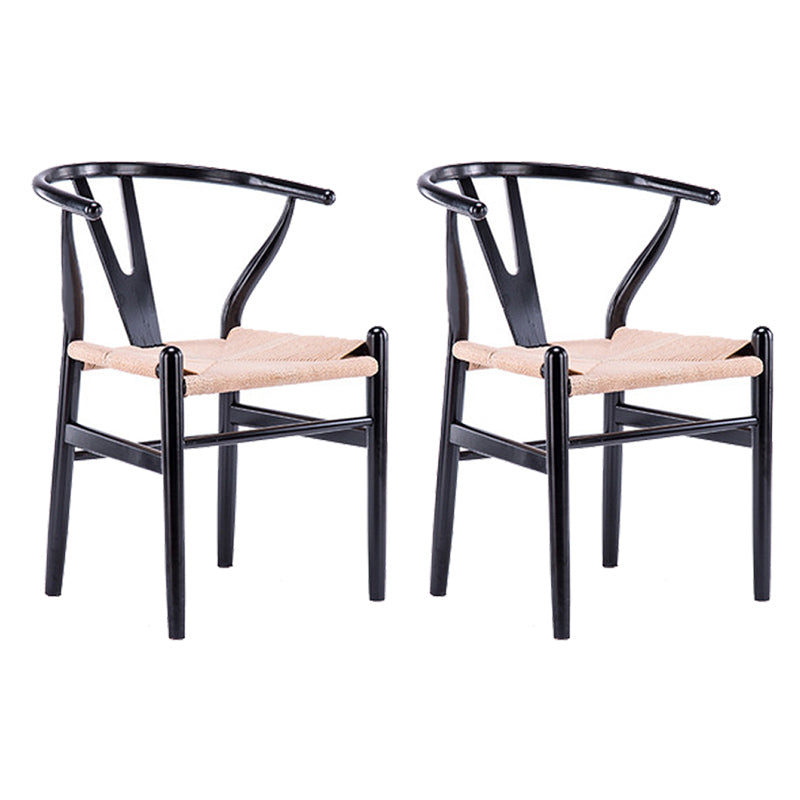 Kitchen Wood Dining Side Chair Industrial Style Chair for Kitchen