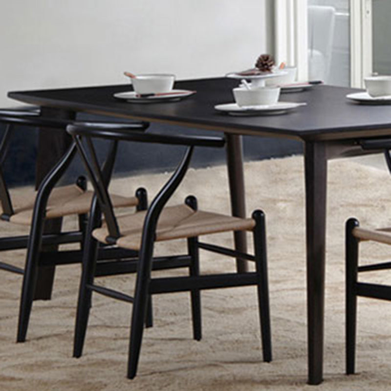 Kitchen Wood Dining Side Chair Industrial Style Chair for Kitchen